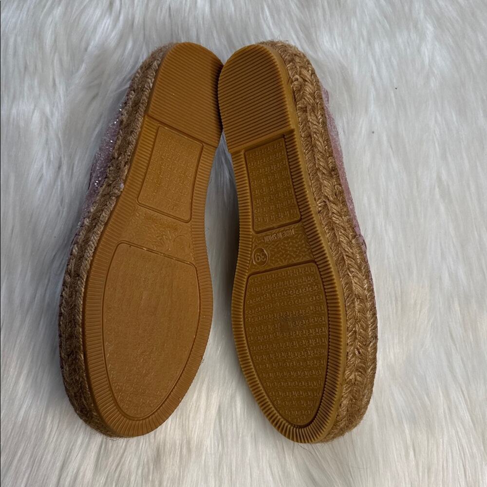 Gaimo Glitter Pink Espadrille Platforms - Picture 6 of 6